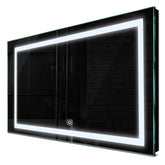 Specchio LED Rettangolare | Pulsante touch | Luce bianca fredda - Reyze Serie Salono Modello 1